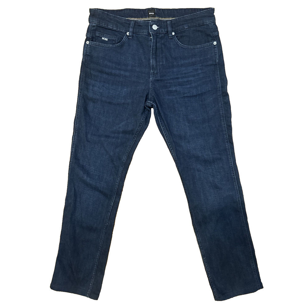 Hugo Boss Jeans Womens Blue 12 33/32 Delaware Slim Fit